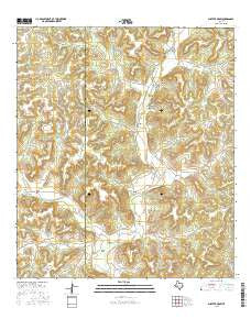 Shafter Draw Texas Current topographic map, 1:24000 scale, 7.5 X 7.5 Minute, Year 2016