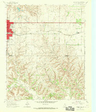 Shamrock East Texas Historical topographic map, 1:24000 scale, 7.5 X 7.5 Minute, Year 1963