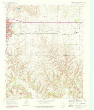Shamrock East Texas Historical topographic map, 1:24000 scale, 7.5 X 7.5 Minute, Year 1963