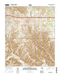 Shamrock East Texas Current topographic map, 1:24000 scale, 7.5 X 7.5 Minute, Year 2016