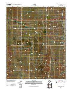Shamrock West Texas Historical topographic map, 1:24000 scale, 7.5 X 7.5 Minute, Year 2010
