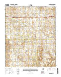 Shamrock West Texas Current topographic map, 1:24000 scale, 7.5 X 7.5 Minute, Year 2016