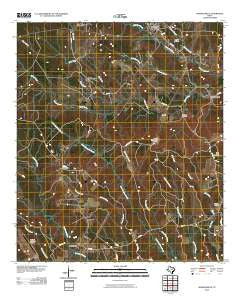 Shankleville Texas Historical topographic map, 1:24000 scale, 7.5 X 7.5 Minute, Year 2010