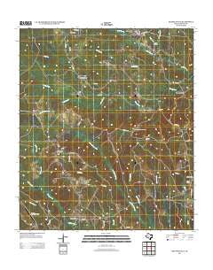 Shankleville Texas Historical topographic map, 1:24000 scale, 7.5 X 7.5 Minute, Year 2012