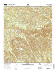 Shankleville Texas Current topographic map, 1:24000 scale, 7.5 X 7.5 Minute, Year 2016