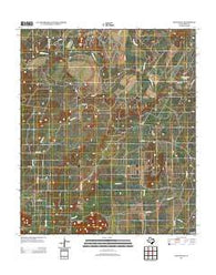Shawville Texas Historical topographic map, 1:24000 scale, 7.5 X 7.5 Minute, Year 2012