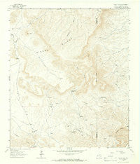 Sheep Peak Texas Historical topographic map, 1:24000 scale, 7.5 X 7.5 Minute, Year 1964