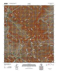 Sheep Peak Texas Historical topographic map, 1:24000 scale, 7.5 X 7.5 Minute, Year 2010