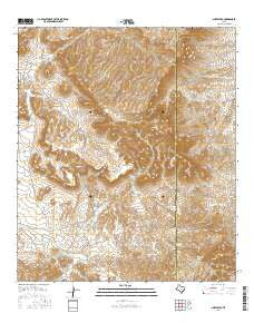 Sheep Peak Texas Current topographic map, 1:24000 scale, 7.5 X 7.5 Minute, Year 2016