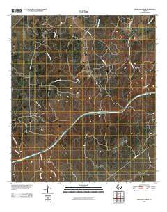 Sheep Run Creek Texas Historical topographic map, 1:24000 scale, 7.5 X 7.5 Minute, Year 2010