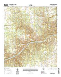 Sheep Run Creek Texas Current topographic map, 1:24000 scale, 7.5 X 7.5 Minute, Year 2016