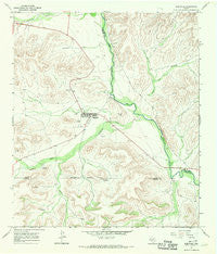 Sheffield Texas Historical topographic map, 1:24000 scale, 7.5 X 7.5 Minute, Year 1967