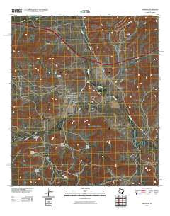Sheffield Texas Historical topographic map, 1:24000 scale, 7.5 X 7.5 Minute, Year 2010