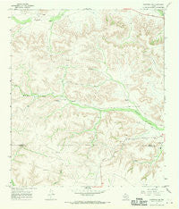 Sheffield NW Texas Historical topographic map, 1:24000 scale, 7.5 X 7.5 Minute, Year 1967