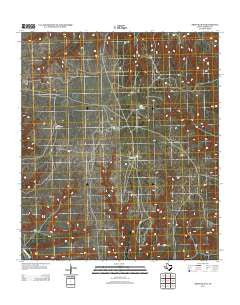 Sheffield SE Texas Historical topographic map, 1:24000 scale, 7.5 X 7.5 Minute, Year 2012