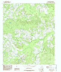Shelbyville Texas Historical topographic map, 1:24000 scale, 7.5 X 7.5 Minute, Year 1984