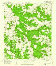 Shell Mountains Texas Historical topographic map, 1:24000 scale, 7.5 X 7.5 Minute, Year 1958