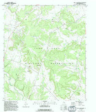 Shell Mountains Texas Historical topographic map, 1:24000 scale, 7.5 X 7.5 Minute, Year 1995