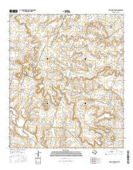 Shell Mountains Texas Current topographic map, 1:24000 scale, 7.5 X 7.5 Minute, Year 2016