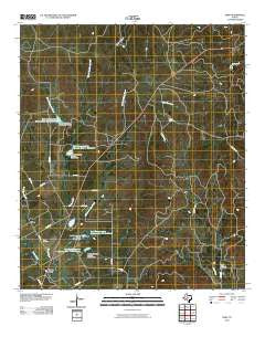 Shep Texas Historical topographic map, 1:24000 scale, 7.5 X 7.5 Minute, Year 2010
