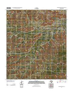 Sherbino Ranch Texas Historical topographic map, 1:24000 scale, 7.5 X 7.5 Minute, Year 2012