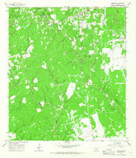 Sheridan Texas Historical topographic map, 1:24000 scale, 7.5 X 7.5 Minute, Year 1965