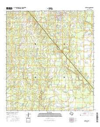 Sheridan Texas Current topographic map, 1:24000 scale, 7.5 X 7.5 Minute, Year 2016