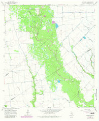 Sheridan SE Texas Historical topographic map, 1:24000 scale, 7.5 X 7.5 Minute, Year 1965
