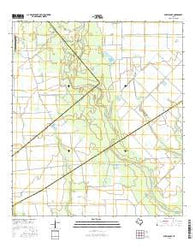 Sheridan SE Texas Current topographic map, 1:24000 scale, 7.5 X 7.5 Minute, Year 2016