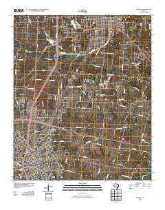Sherman Texas Historical topographic map, 1:24000 scale, 7.5 X 7.5 Minute, Year 2010