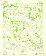 Sherman NW Texas Historical topographic map, 1:24000 scale, 7.5 X 7.5 Minute, Year 1958