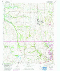 Sherman NW Texas Historical topographic map, 1:24000 scale, 7.5 X 7.5 Minute, Year 1958
