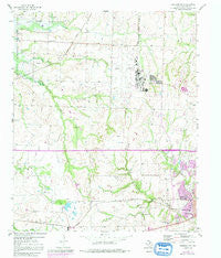 Sherman NW Texas Historical topographic map, 1:24000 scale, 7.5 X 7.5 Minute, Year 1958