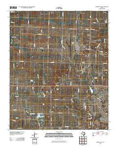 Sherman NW Texas Historical topographic map, 1:24000 scale, 7.5 X 7.5 Minute, Year 2010