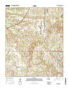 Sherman NW Texas Current topographic map, 1:24000 scale, 7.5 X 7.5 Minute, Year 2016