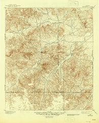 Sherwood Texas Historical topographic map, 1:125000 scale, 30 X 30 Minute, Year 1895