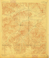 Sherwood Texas Historical topographic map, 1:125000 scale, 30 X 30 Minute, Year 1895