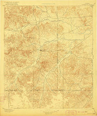 Sherwood Texas Historical topographic map, 1:125000 scale, 30 X 30 Minute, Year 1895