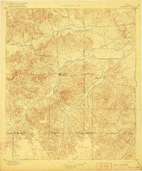 Sherwood Texas Historical topographic map, 1:125000 scale, 30 X 30 Minute, Year 1895