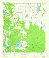 Shiloh Texas Historical topographic map, 1:24000 scale, 7.5 X 7.5 Minute, Year 1961