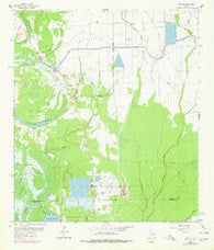 Shiloh Texas Historical topographic map, 1:24000 scale, 7.5 X 7.5 Minute, Year 1961