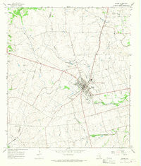 Shiner Texas Historical topographic map, 1:24000 scale, 7.5 X 7.5 Minute, Year 1965