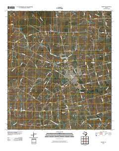 Shiner Texas Historical topographic map, 1:24000 scale, 7.5 X 7.5 Minute, Year 2010