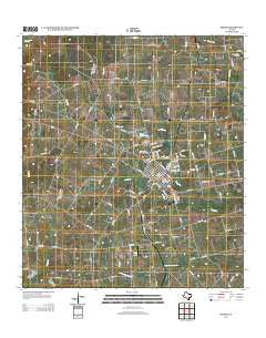 Shiner Texas Historical topographic map, 1:24000 scale, 7.5 X 7.5 Minute, Year 2013