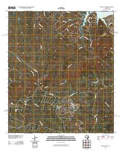 Shingle Hills Texas Historical topographic map, 1:24000 scale, 7.5 X 7.5 Minute, Year 2010