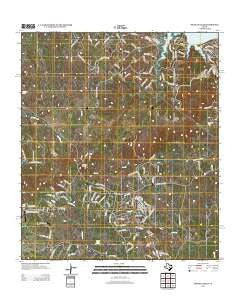 Shingle Hills Texas Historical topographic map, 1:24000 scale, 7.5 X 7.5 Minute, Year 2012