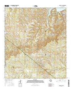 Shingle Hills Texas Current topographic map, 1:24000 scale, 7.5 X 7.5 Minute, Year 2016