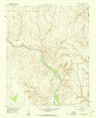 Shinnery Creek Texas Historical topographic map, 1:24000 scale, 7.5 X 7.5 Minute, Year 1959