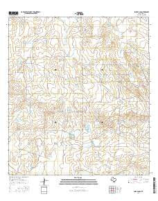 Shipp Ranch Texas Current topographic map, 1:24000 scale, 7.5 X 7.5 Minute, Year 2016