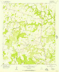 Shive Texas Historical topographic map, 1:24000 scale, 7.5 X 7.5 Minute, Year 1956